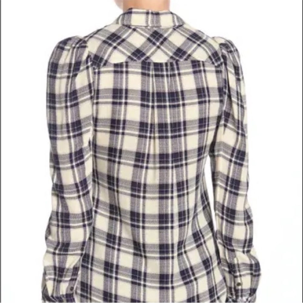 VERONICA BEARD | Candice Plaid Long Sleeve Shirt - Picture 4 of 11